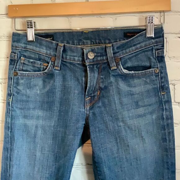 Citizens of Humanity Women’s Low Waist Cropped Jeans Kelly #63 Stretch size 25 - Picture 2 of 7